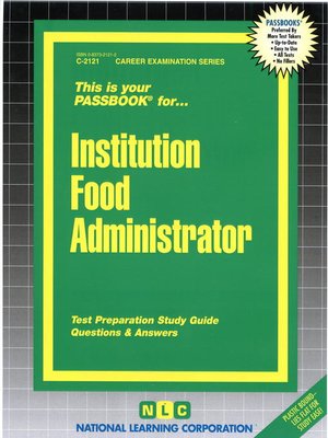 cover image of Institution Food Administrator